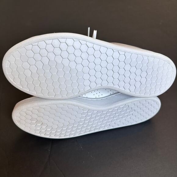 Adidas Cloudfoam Advantage Clean White Sneakers Women’s 9.5 Tennis Y2K Style - Picture 9 of 11